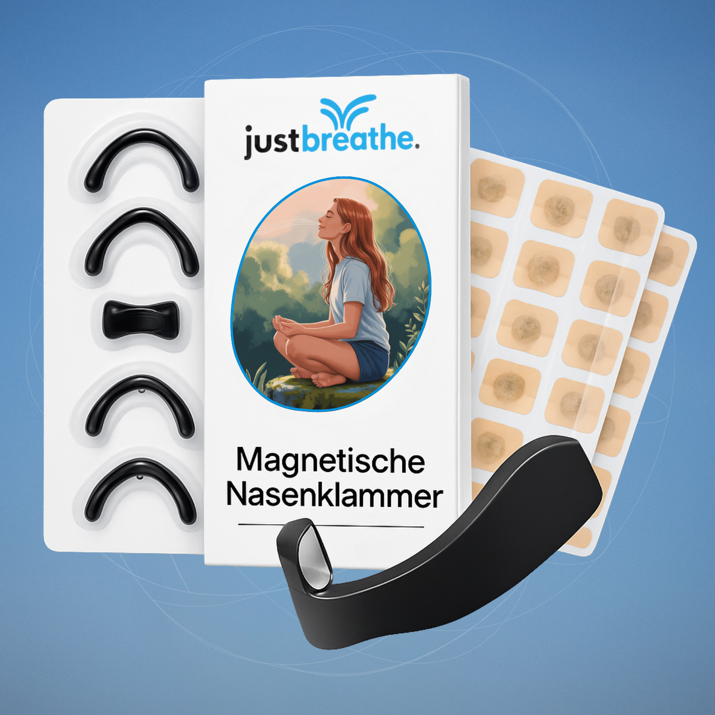 JustBreathe® Magnetischer NasenClip