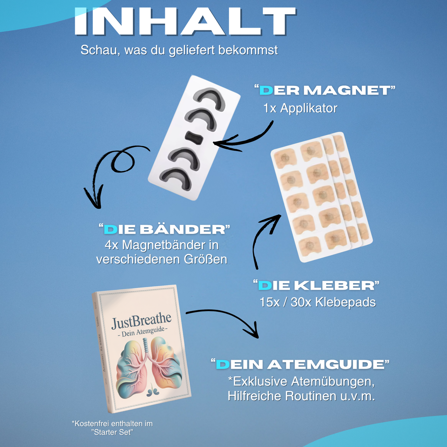 JustBreathe® Magnetischer NasenClip