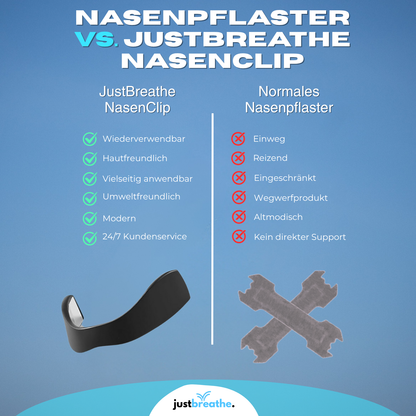 JustBreathe® Magnetischer NasenClip